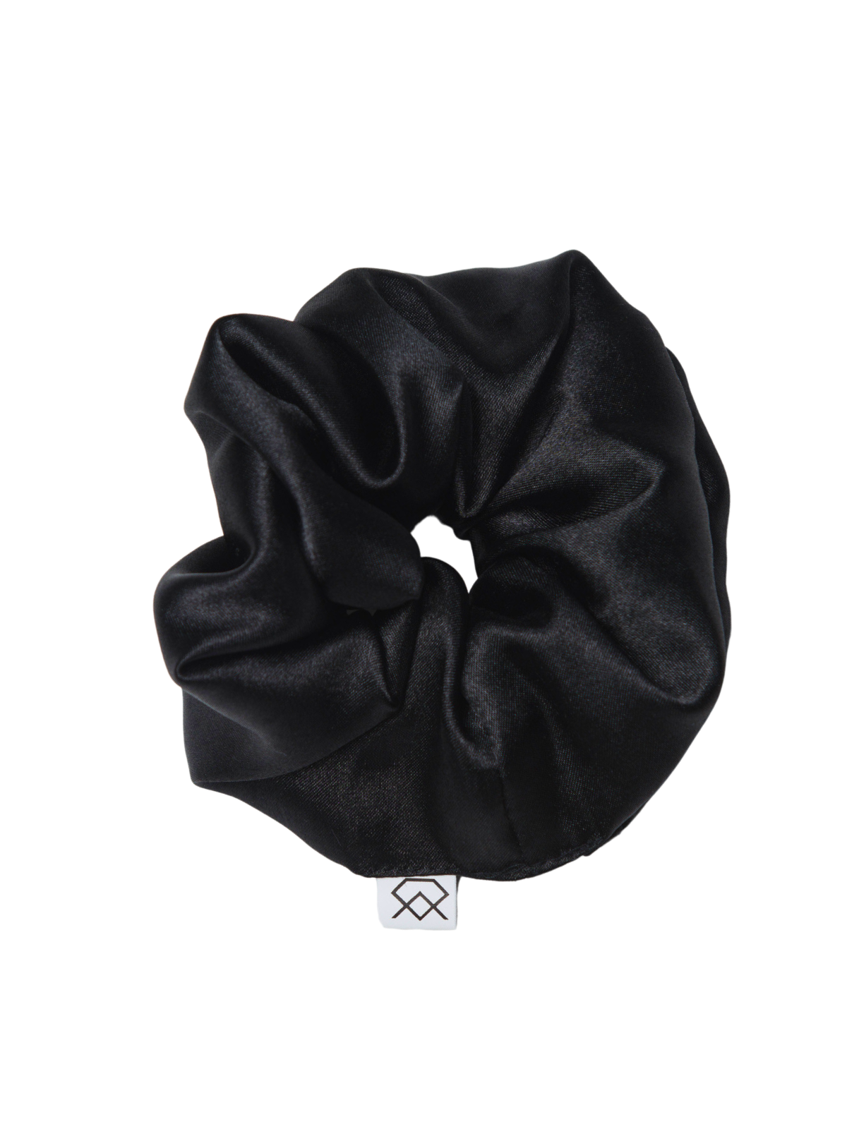 scrunchie seide xl size handmade black msd shop